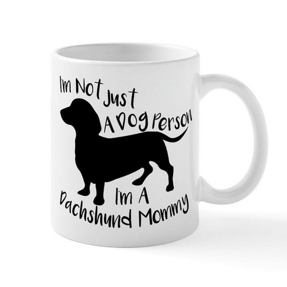CafePress - Dachshund Mommy - 11 oz Ceramic Mug - Novelty Coffee Tea Cup