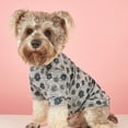 thumbnail image 3 of Stretchy Dog Shirt - Short Sleeve Polyester - Flower Print Pet Clothes for Spring, 3 of 8