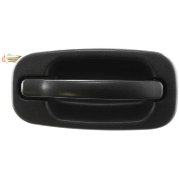 Exterior Door Handle Compatible with 2004-2006 Chevrolet Silverado 1500 Rear, Passenger Side Textured Black
