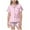 00-Pink250, variant on WOYY Girls Pajama Set Dinosaur Short Sleeve Button Down Shirt Shorts PJ Set, Sizes 2-13