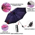 thumbnail image 3 of Ptlom Portable UV Protection Sunshade Sunshade Rainproof Windproof Men's Women's Adult Folding Umbrella with Pattern, 3 of 8
