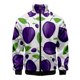 thumbnail image 3 of Chaqueta con cremallera y estampado 3D de frutas divertidas, chaquetas de manga larga para hombres y mujeres, ropa de moda con cuello alto, sudaderas casuales para hombres, abrigos para hombres, 3 of 5