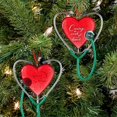 thumbnail image 5 of Heart Stethoscope Caring Christmas Tree Ornament Heart Stethoscope Ornament Appreciation Gift For Doctor Nurse Caregiver, 5 of 5