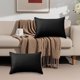 thumbnail image 4 of Funda de almohada rectangular impermeable para exteriores – Protector de cojín moderno y liso para muebles de patio, jardín y piscina., 4 of 6