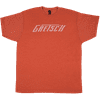 Gretsch Guitars Heather Orange Logo Graphic T-Shirt, Mens Size Small #0994876406