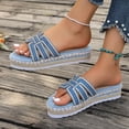 thumbnail image 4 of Tranfacy Chaussures d'Été, Sandales à Plateforme pour Femmes, Pantoufles Confortables à Bout Rond Décontractées pour la Plage, 4 of 4