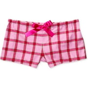 No Boundaries - Juniors Flannel Boxer Shorts