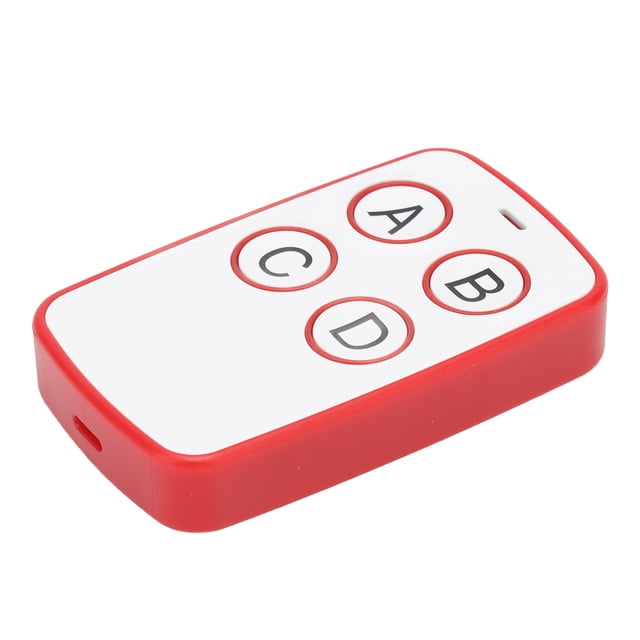 Wireless Copy Remote Controller 433Mhz Wireless Copy Remote Control Universal 4 Channel Wireless Remote Control For Electric Rolling Gate Garage Door Red ANGGREK Otros