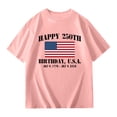 thumbnail image 4 of Byoo Big Girls Classic T Shirt 4th of July US Flag Print Short Sleeve Crewneck Oversized Top Tee Shirt, 4 of 4