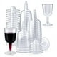 thumbnail image 1 of 50 Piezas Copas de Vino de PláStico Transparente Reciclables, Desechables y Reutilizables para ChampáN, Postre, Cerveza, PudíN, Fiesta, 1 of 7
