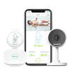 Sense-U Video + Breathing Baby Monitor 2 with 1080P HD Camera, 2.4G WiFi, 2-Way Audio, Night Vision, Movement & Temperature Sensors: Monitor Your Baby's Breathing, Rollover, Body Temperature Anywhere