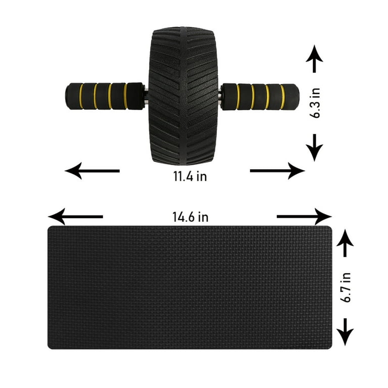 VIXA Ab Roller Wheel Ab Workout Equipment for Abdominal and Core  Strengthening With Jump Rope, Knee Pad and Workout E-book. - Vixa Wellness