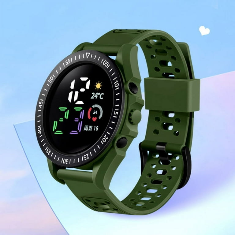 Fitness band with round sales dial