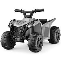 Best Choice Products 6V Kids Ride-On 4-Wheeler Quad ATV Car w/ 1.8mph Max Speed, Treaded Tires - Gray