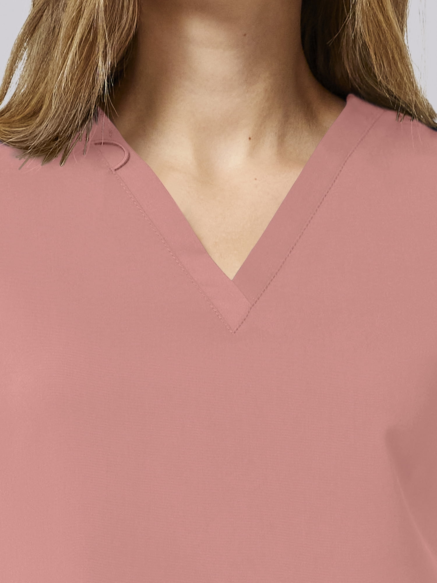 Scrubstar Ultimate Women’s Antimicrobial Welt Pocket V-Neck Scrub Top, Sizes XS–3XL