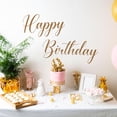 thumbnail image 1 of SNOMEL Happy Birthday Decal for Arch Backdrop, Peel and Stick Happy Birthday Sign, Golden Happy Birthday Wall Stickers for Balloons Decorations Party Decor (Gold), 1 of 7