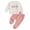 A01-ZB White, variant on Toddler Baby Girl Clothes Cute Long Sleeve Sweatshirt Sweatpant Outfits Fall Winter Tops Pant Outfit Sweatsuit,Size 18-24 Months