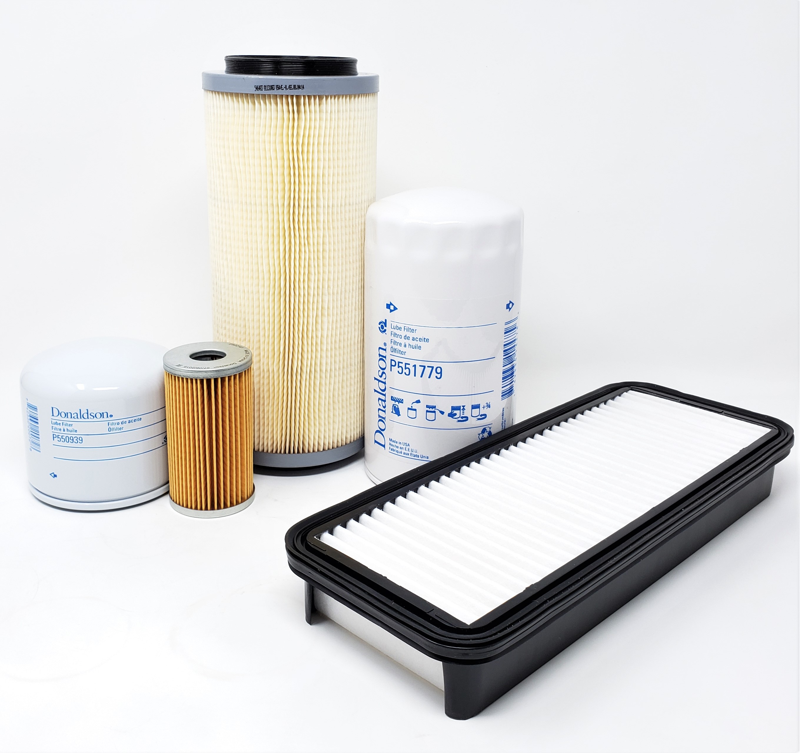 Kubota L35 w/D1703 Eng. (Single Air Filter) Filter Kit (w/Cab Air