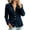 #246-Blue, variant on Womens Velvet Blazer Jacket with Button Pocket, Turndown Collar Long Sleeve Coat, Fashion Casual Outwear for Fall Winter