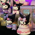 thumbnail image 2 of New Sanrio Kuromi Lucky Divination Series Action Figures Kawaii Anime Collection Model Statue Dolls Cute Girl Birthday Blind Box, 2 of 7