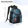 thumbnail image 3 of Fotbe Mystical Forest Elk Lightweight Casual Laptop Backpack for Men and Women, Daily use Waterproof backpack, Backpack for College, 3 of 7