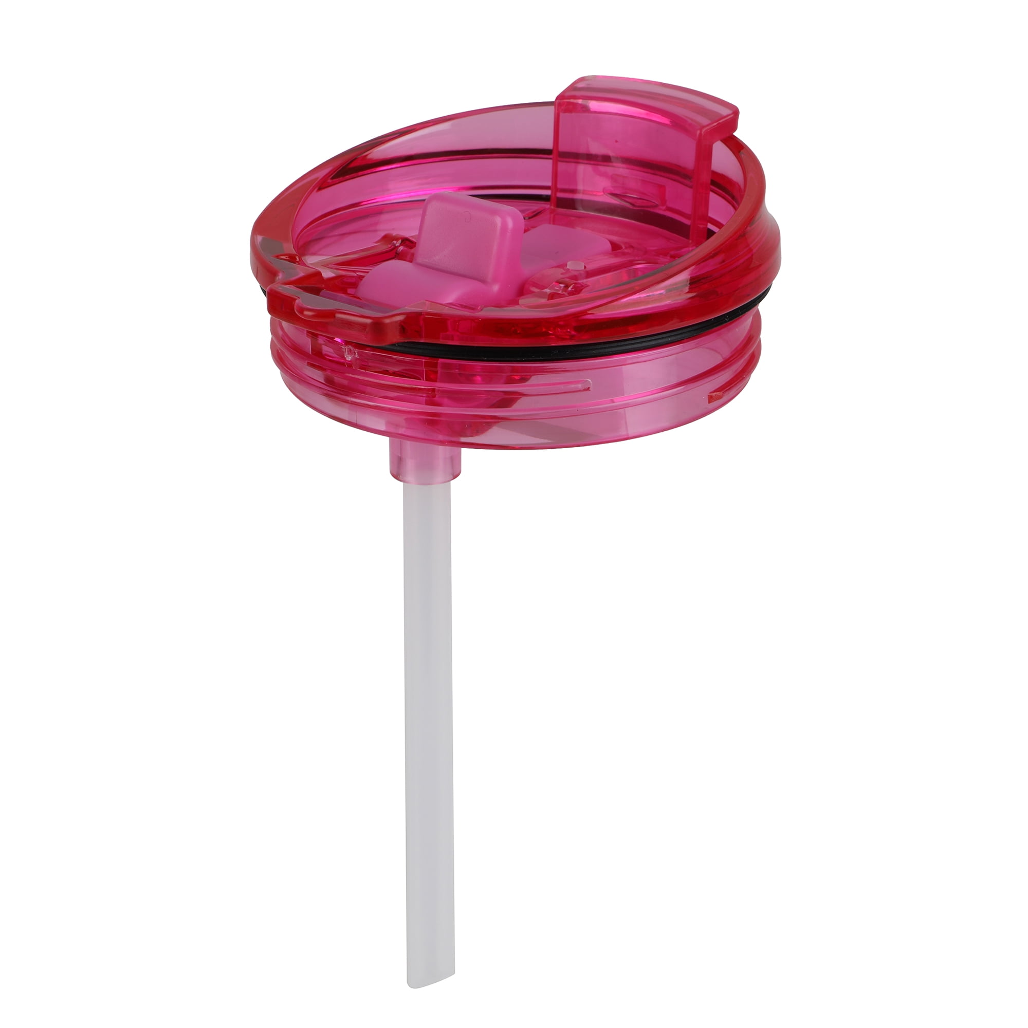 Ozark Trail 16oz Ceramic Lined Stainless Steel Can Tumbler with 2-in-1 Lid,Pink
