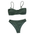 thumbnail image 1 of Conjunto de bikini sólido sexy para mujer Push-Up Pad Traje de baño Traje de baño Ropa de playa Fridja nalpqowj20094, 1 of 7