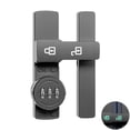 thumbnail image 2 of Luminous Door Latch 180 Degrees Sliding Door Lock Free-punch Interior Door Bolt 3Digit Combination Sliding Bolt Lock Mailbox, 2 of 6
