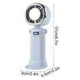 thumbnail image 3 of CQCYD Handheld Refrigeration Fan, Ice Charge Cooling Blower, High Speed Turbine Digital Display, Portable Mini Cooler with Base for Outdoor Travel and Daily Refresh, 3 of 7