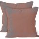 thumbnail image 1 of Cushion Covers 2pc Set (50 X 50 Cm) - Sunbeam Yellow - Solid Dyed Cotton Canvas, 1 of 5