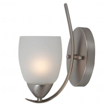 

1 Light Wall sconce in Brush Nickel