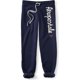 thumbnail image 1 of Aeropostale - Pantalones de chándal informales con cincha de forro polar para mujer, azul, pequeño, 1 of 1