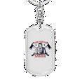 thumbnail image 5 of Firefighter Is A Saver Stainless Steel or 18k Gold Premium Swivel Dog Tag Keychain, 5 of 10