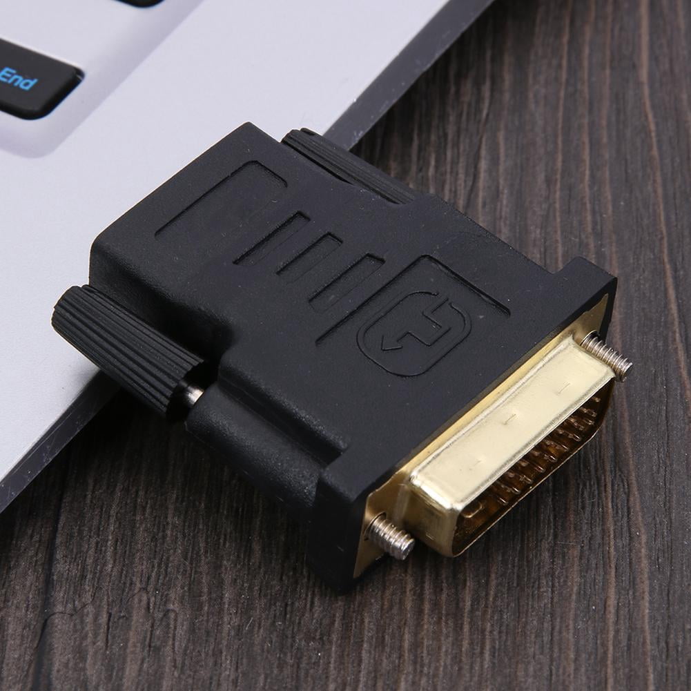 Adaptador HDMI Hembra A DVI-D Macho - 19pines A 24+1 | Wentronic Negro | Conexión Video
