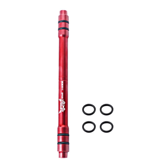 De Aleación De Aluminio Adaptador De Brocheta De Conversión De Eje De Liberación Rápida De Través Del Eje 142 Mm 4 Anillos De Go rojo