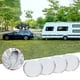thumbnail image 2 of Pisexur Accesorios para coches, Electrónica para cochesFundas para neumáticos de RV (paquete de 4 plateadas), protectores solares para autocaravanas, barcos, remolques, caravanas, furgonetas y asient, 2 of 3