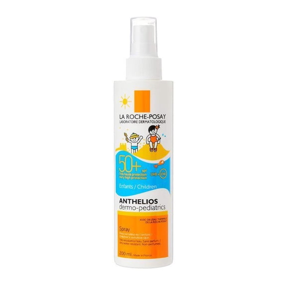 Protector Solar La Roche Posay Anthelios Spray para niños para piel sensible FPS50+ 200 ml