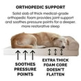 thumbnail image 6 of FurHaven Plush & Suede Full Support Orthopedic Sofa Pet Bed for Dogs & Cats - Almondine, Jumbo Plus, 6 of 12