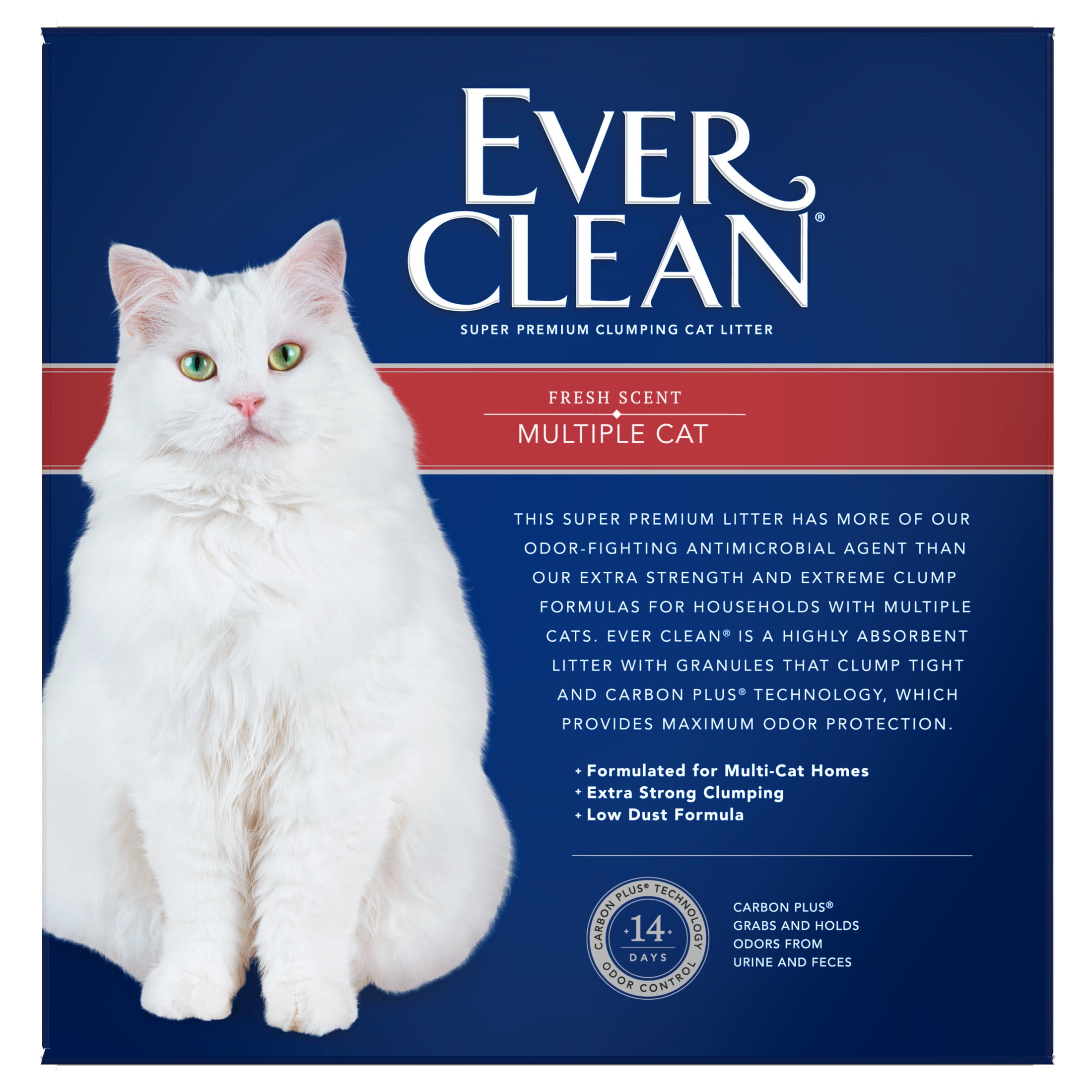 Ever Clean Multi-Cat Clumping Cat Litter, Fresh Scent, 25 Pounds
