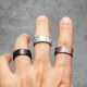 thumbnail image 4 of Anillos de acero inoxidable con diseño de huellas dactilares para hombre y mujer, estilo punk, hip hop, Stranger Things, accesorios de moda, regalo al por mayor, 4 of 5