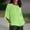 Green, variant on Women's Solid Color Crew Neck Short Sleeved Top T Shirt Womens V Neck Shirts Men Soft Long Sleeve Tee Shirts for Women Shirt Pack for Women Summer Sports Women Casual Summer Shirts Loose Work Tops