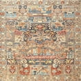 thumbnail image 1 of Ahgly Company Machine Washable Indoor Square Traditional Brown Area Rugs, 7' Square, 1 of 7