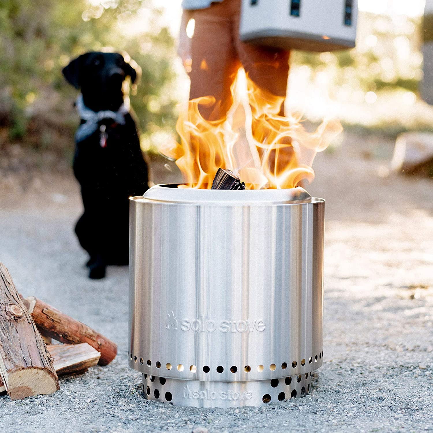 Solo Stove Bonfire Stand - Stainless Steel Outdoor Portable