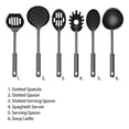 thumbnail image 3 of Kitchen Utensil and Gadget Set- Includes Plastic Spatula and Spoons by Chef Buddy- Cookware Set on a Ring (Six Piece Set)- Kitchen Essentials, 3 of 3