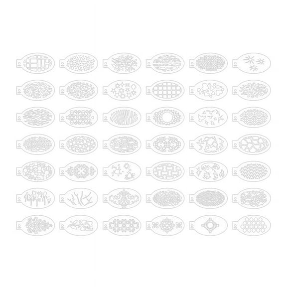 42Pcs Face Painting Stencils 3x5.5Inch, Body Painting Stencils