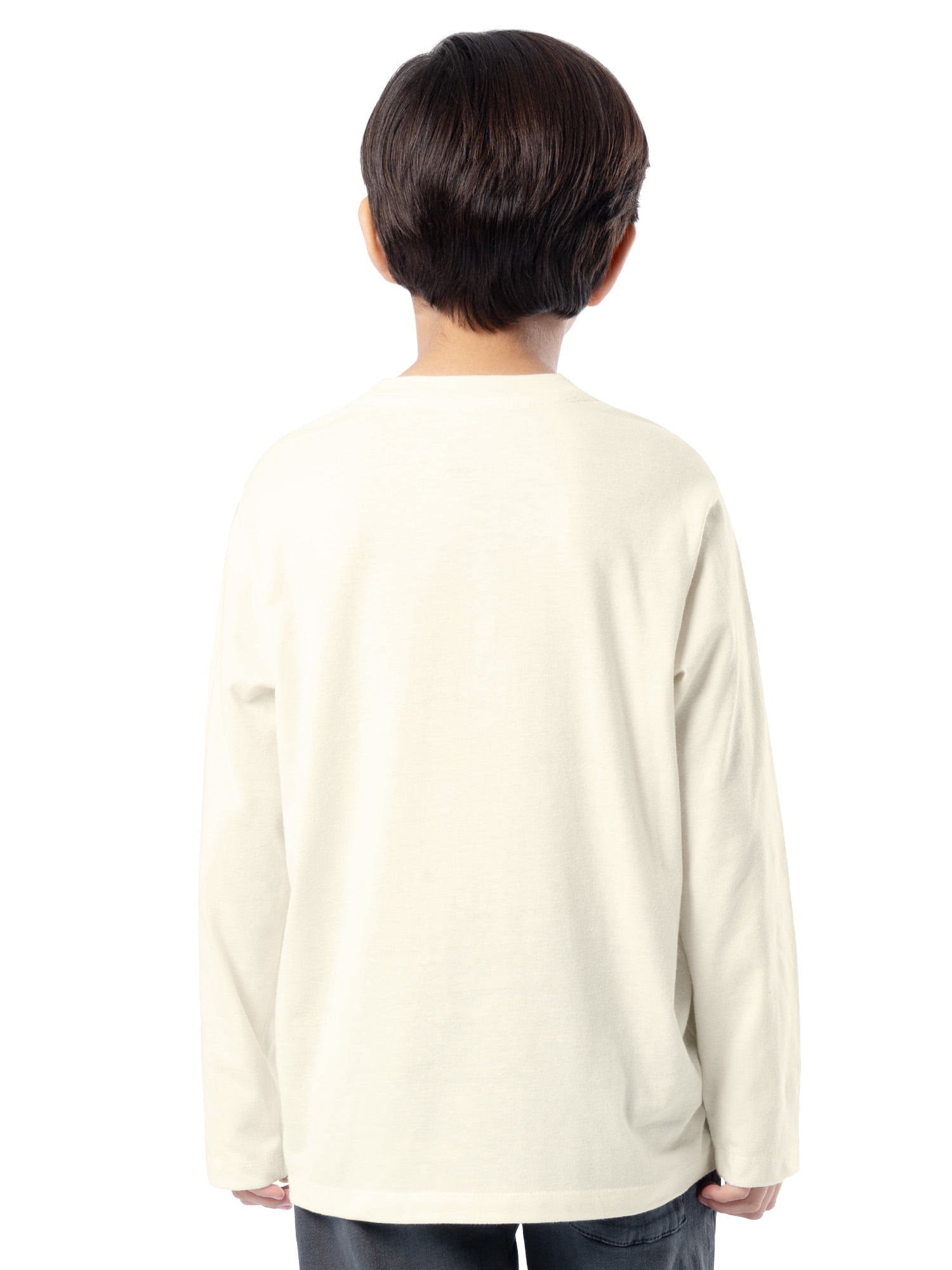Wonder Nation Boy's Long Sleeve Elevated Graphic T-Shirt, Sizes 4-18 & Husky