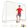 thumbnail image 1 of Costway All Weather Soccer Goal Football Training Equipment with Anti-tearing Net, 1 of 10