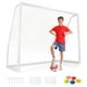 thumbnail image 1 of Costway Portería de fútbol para todo tipo de clima, equipo de entrenamiento con red antidesgarro, 1 of 5