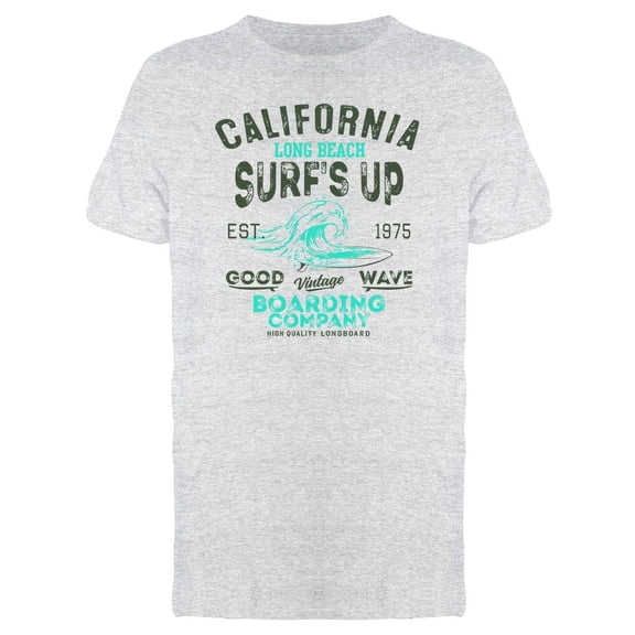Banner. California, Surf's Up T-Shirt Men -Image by Shutterstock, Male XX-Large