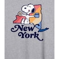 thumbnail image 3 of Peanuts - New York Snoopy - Women's Oversized Graphic T-Shirt, 3 of 6